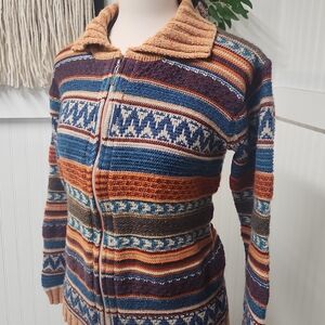 Vintage Montecarlo Striped Multicolor Women's Sweater